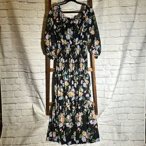 Women’s Vici Maxi Dress with Ruching- Sz Large